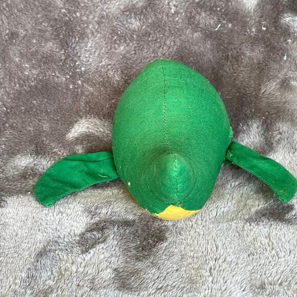 Lanakila Crafts Stuffed Whale Toy 6" Vtg 1970s Hawaii Souvenir Rare Imperfect - Picture 8 of 16